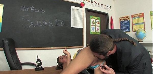  Slutty Schoolgirl Fucks Her Teacher For Good Grades!